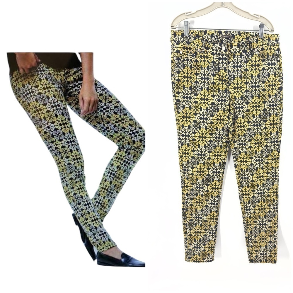J McLaughlin Lexi Jeans Womens 10 Stretch Pockets Luxury Resort Statement Comfy